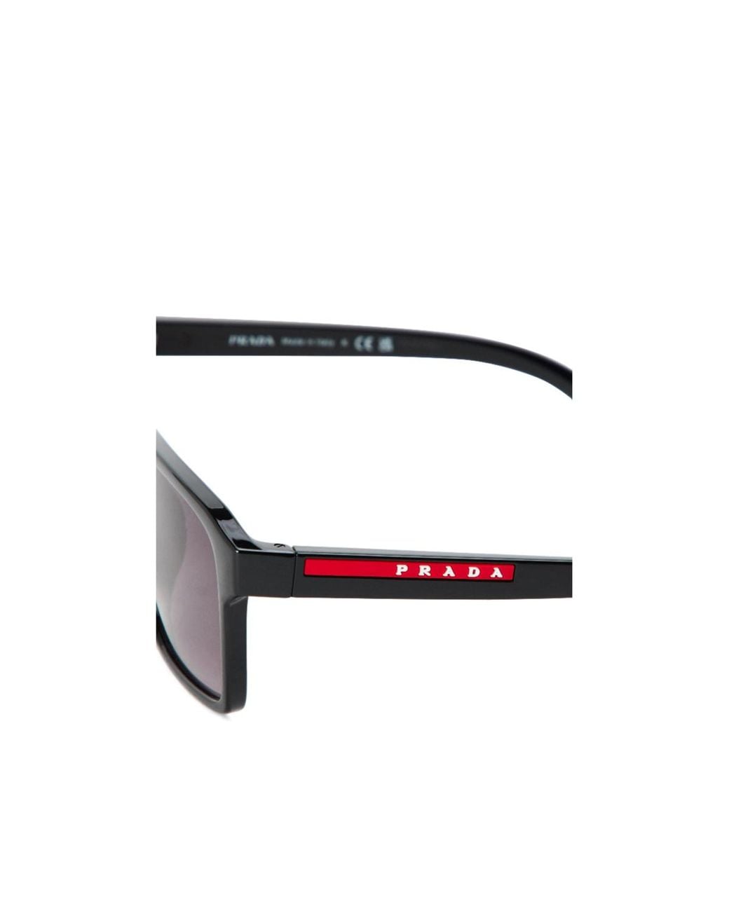 Prada White Simple Pilot Sunglasses for men