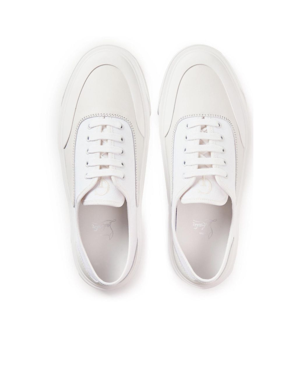 Christian Louboutin White Versatile Minimalist Casual Shoes for men