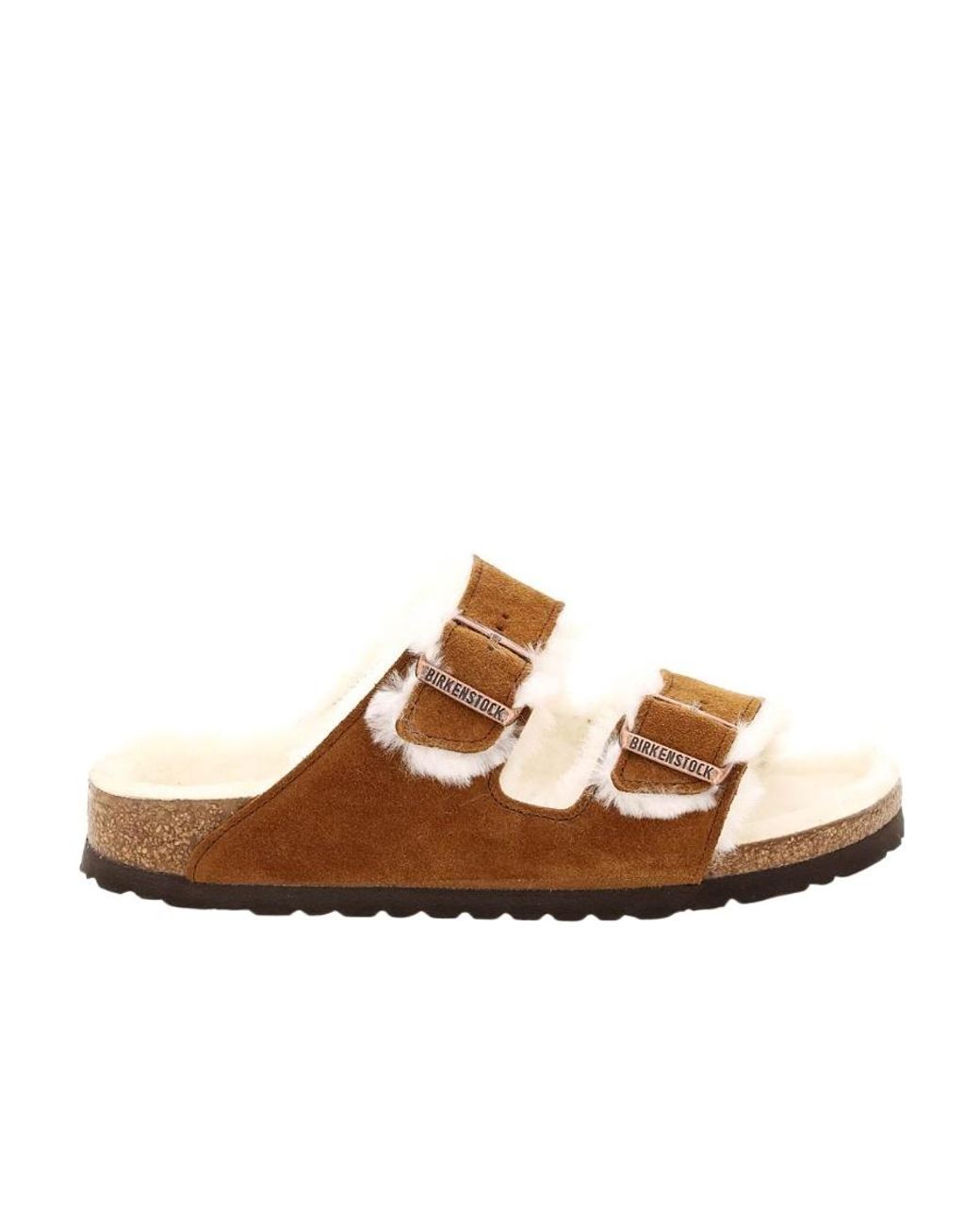 Birkenstock Brown Arizona Buckle-Detailed Sandals