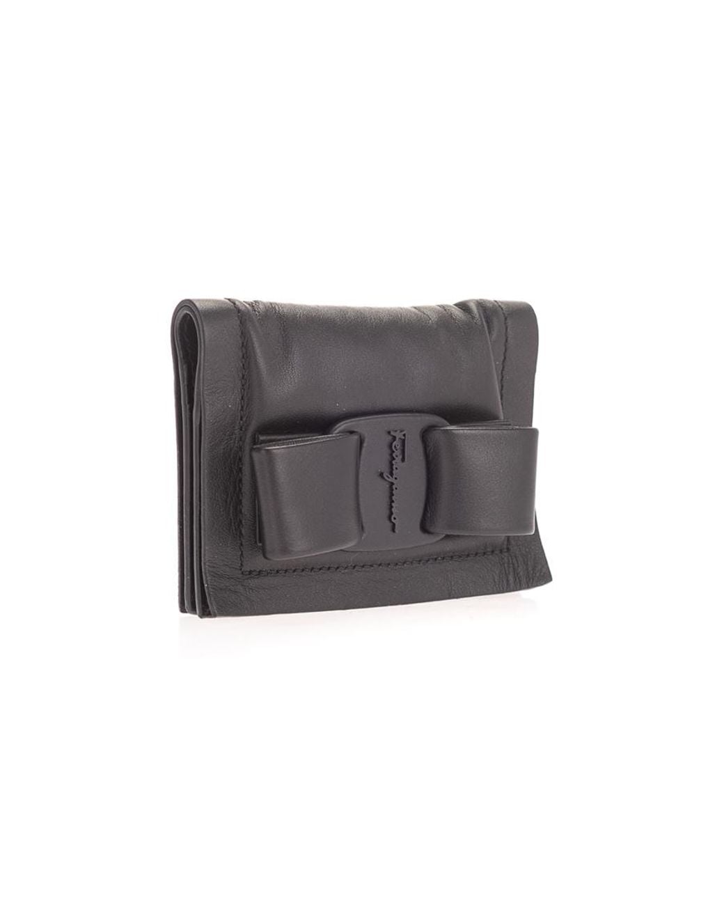 Ferragamo Gray Logo Wallet