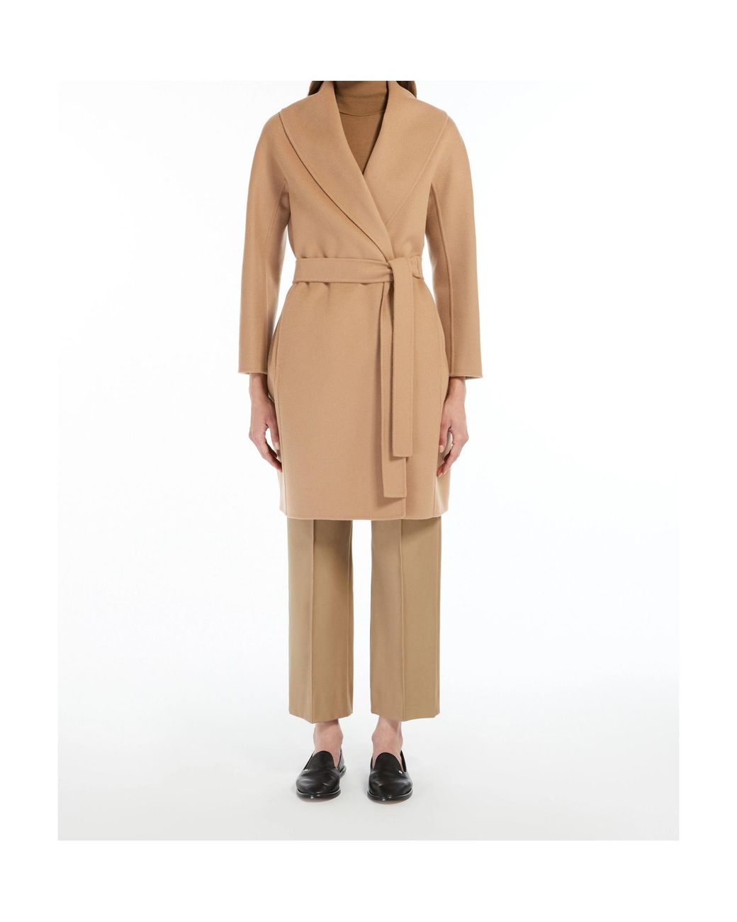Max Mara Natural 'S Messi Belted Coat