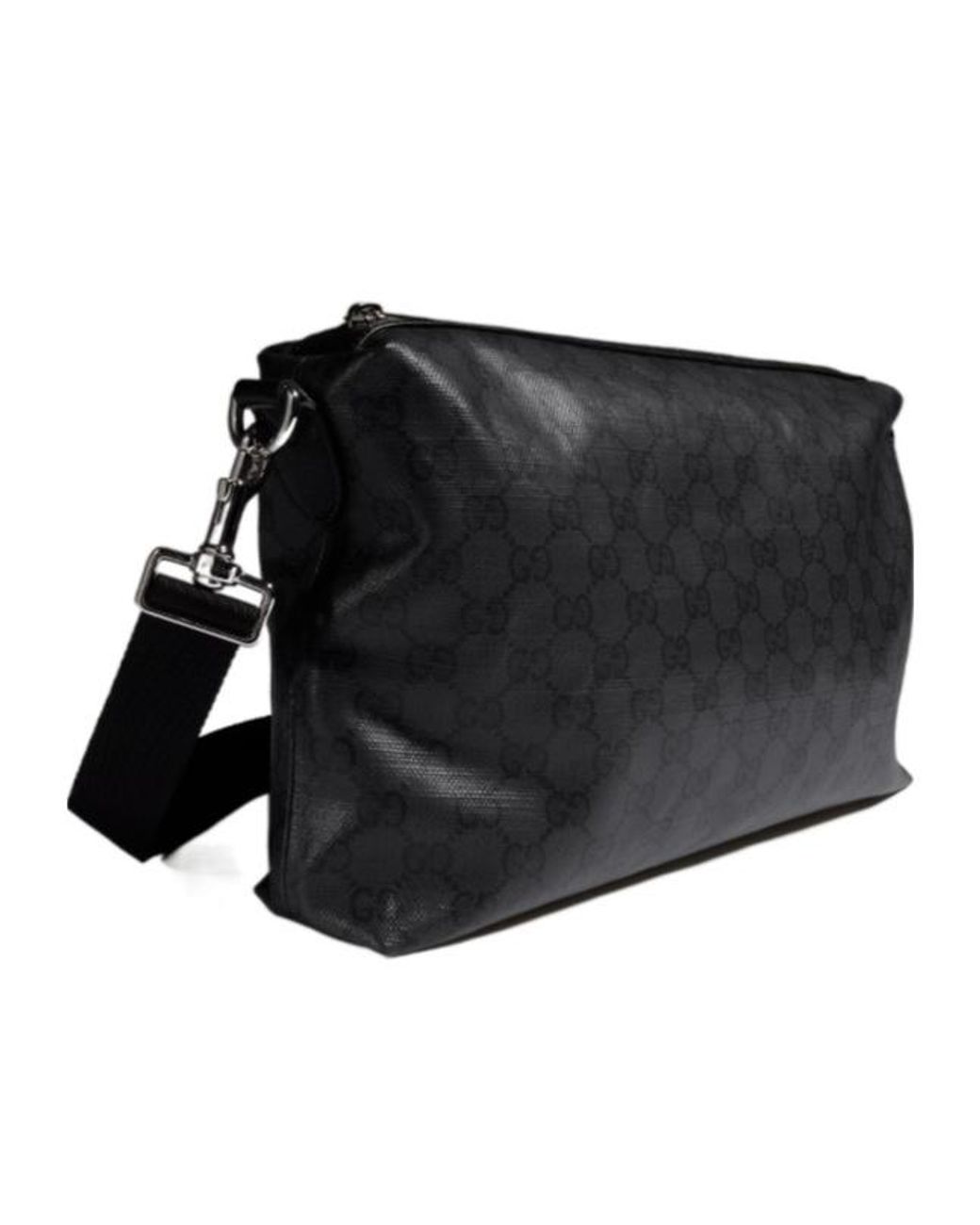 Gucci Black Essence Classic Medium Crossbody Bag for men