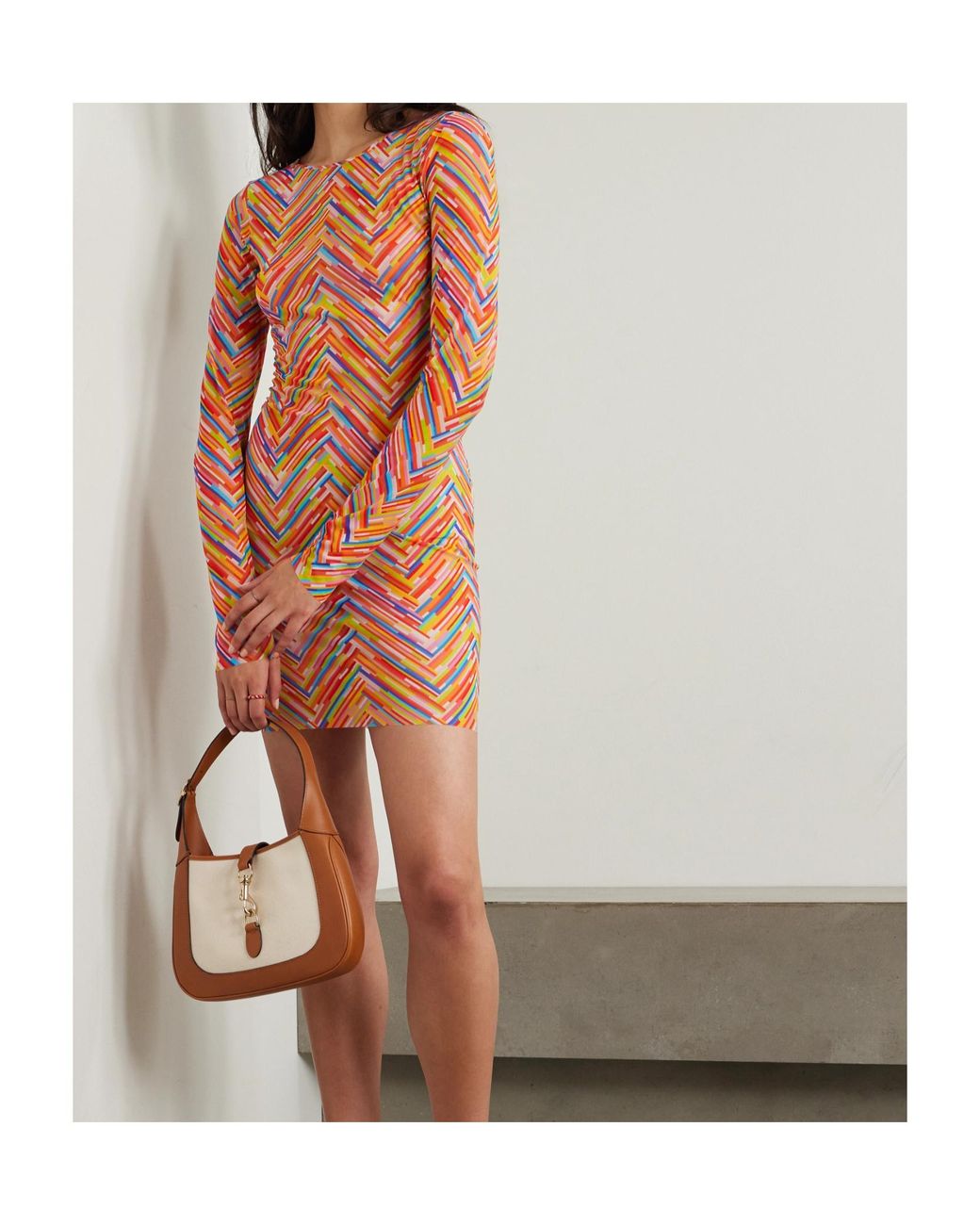 Missoni Gray Printed Mini Dress