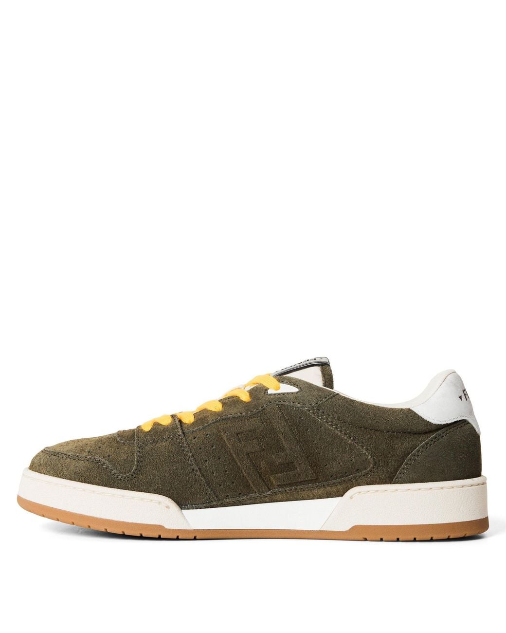 Fendi Green Simple And Versatile Casual Shoes for men