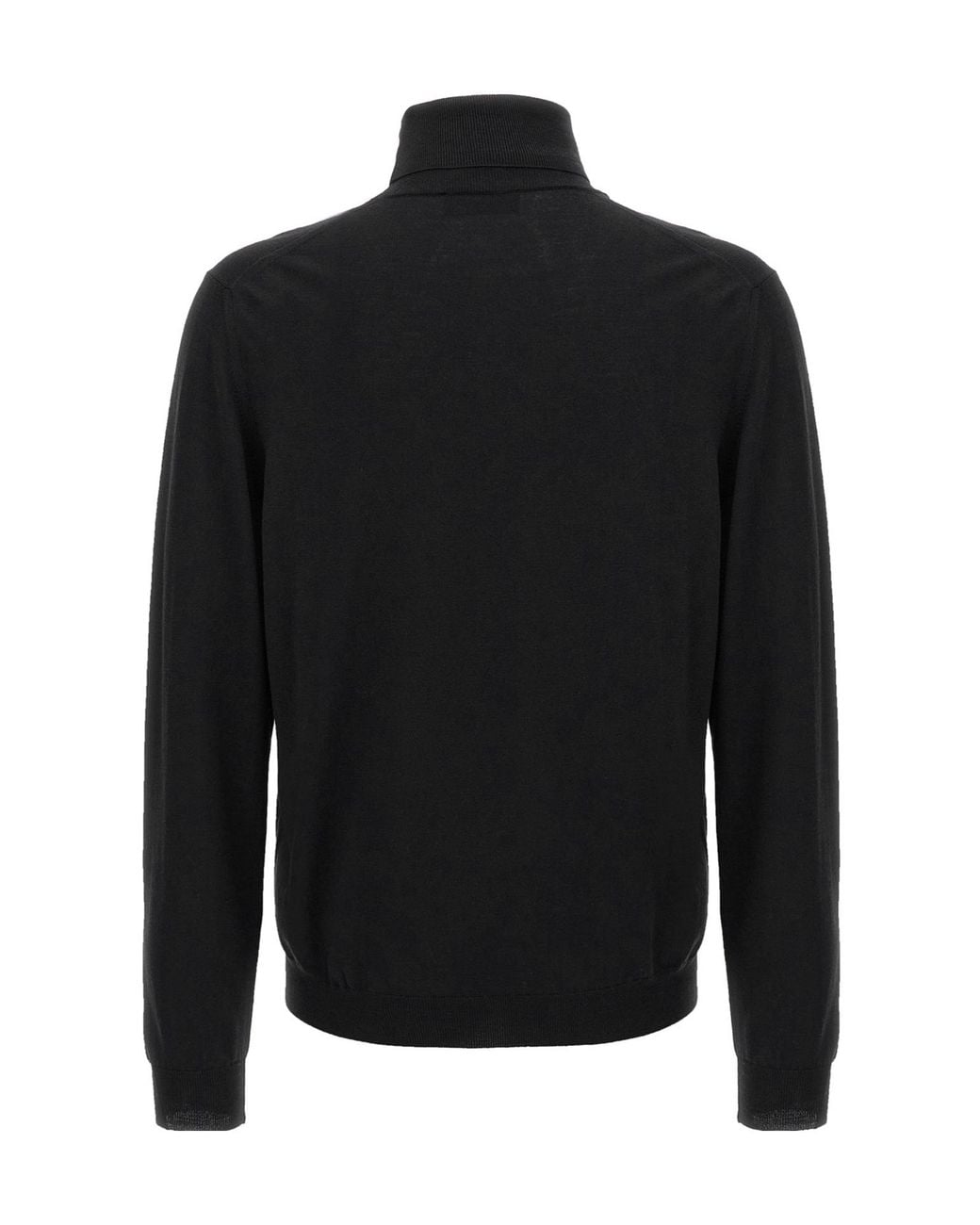 Zanone Black Turtleneck Jumper for men