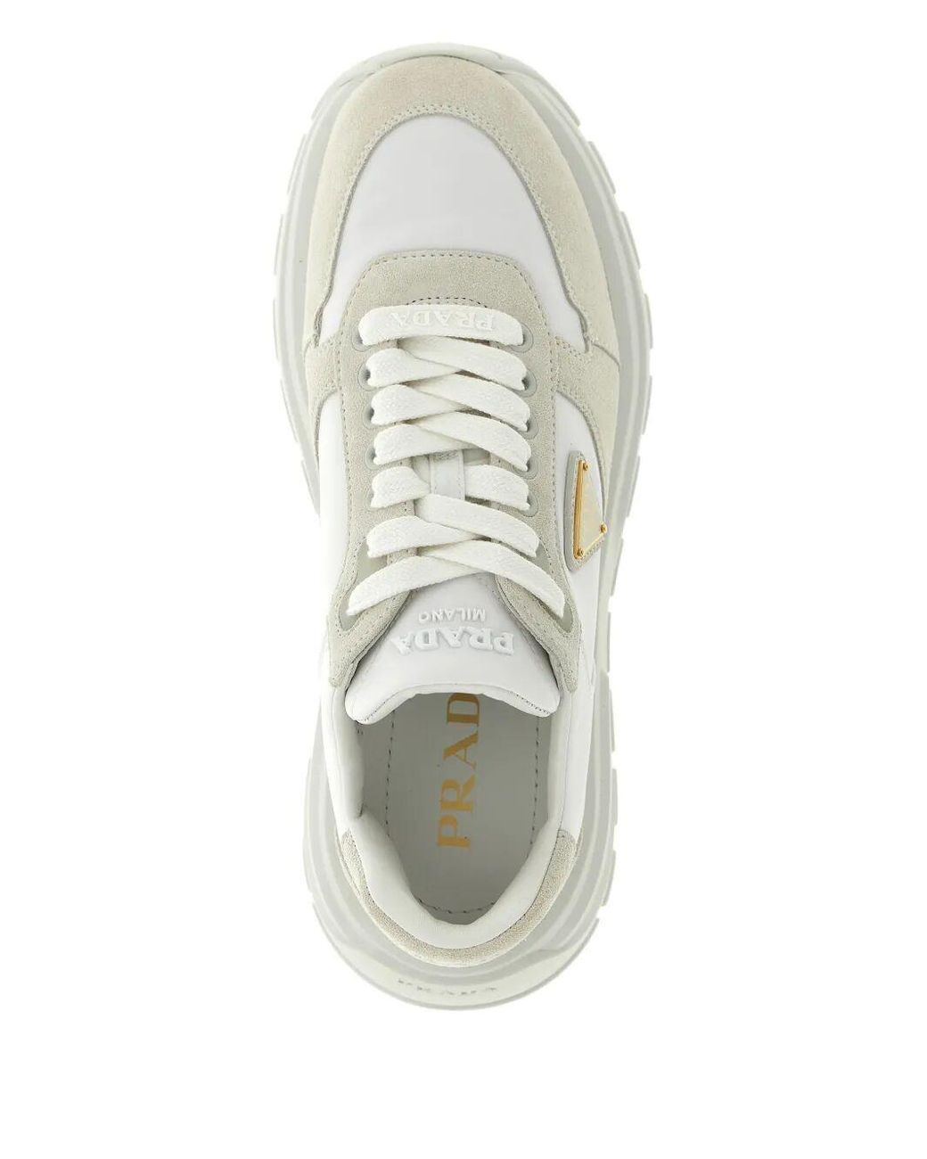Prada White 'prax 01' Sneakers