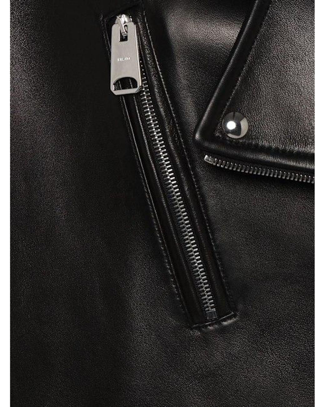 Khaite Black Hansel Leather Jacket