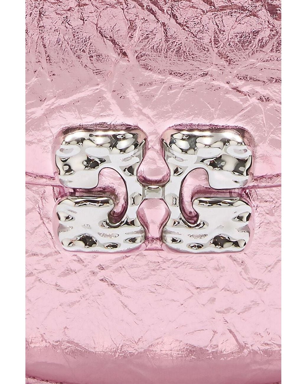 Ganni Pink Chain Lulu Wallet