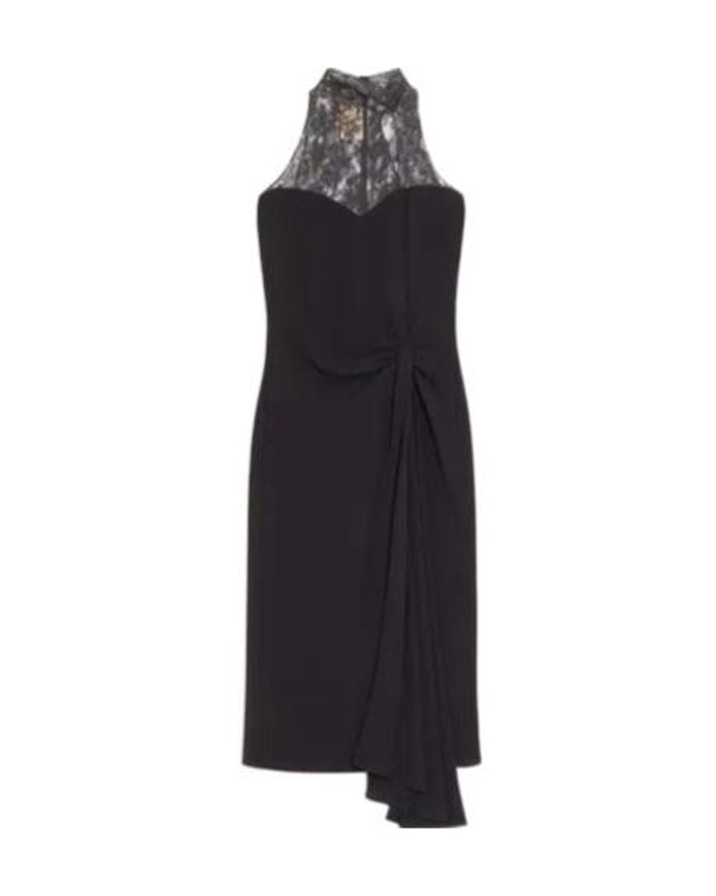 Valentino Black Georgette Dress