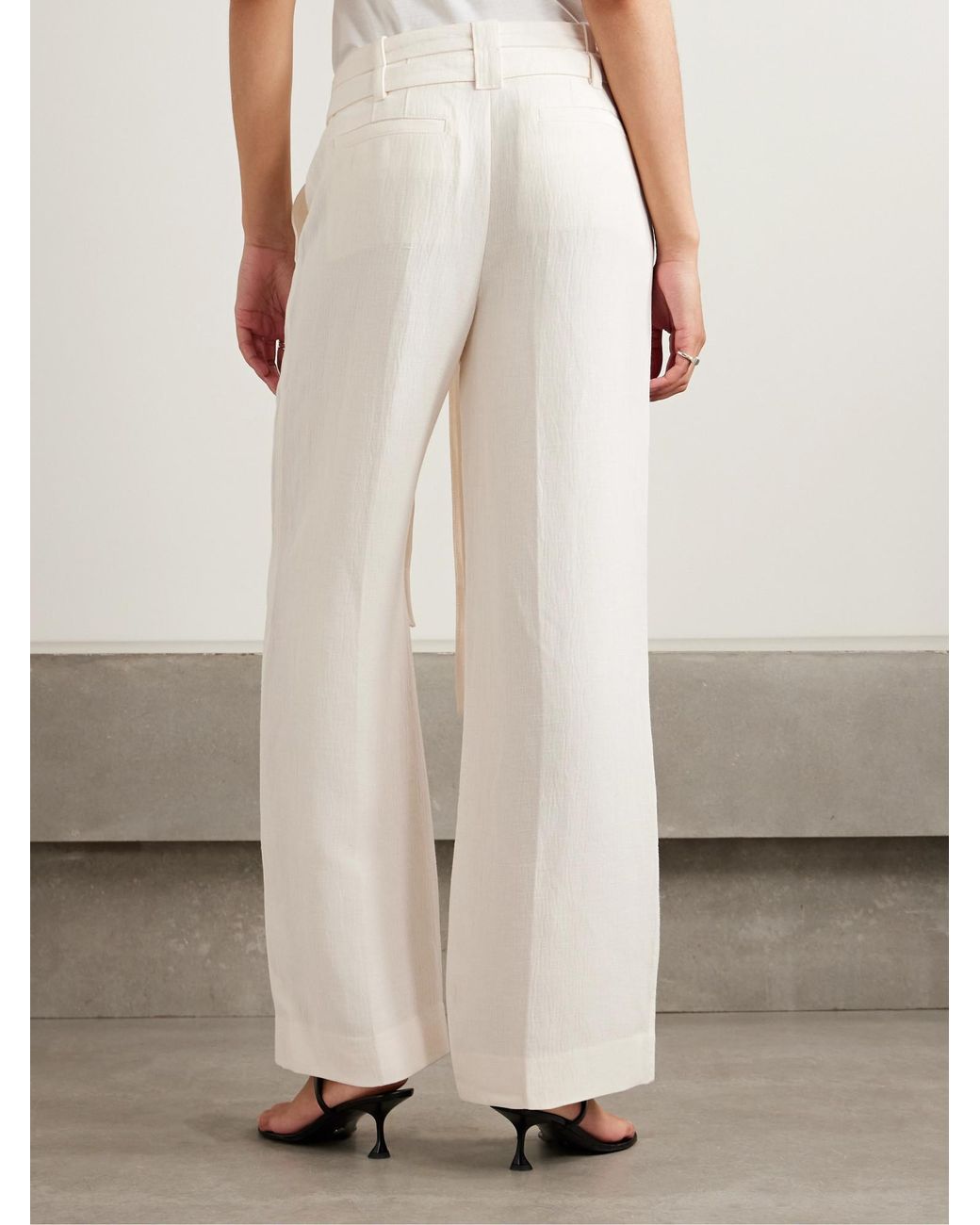 Proenza Schouler White Casual Loose Trousers