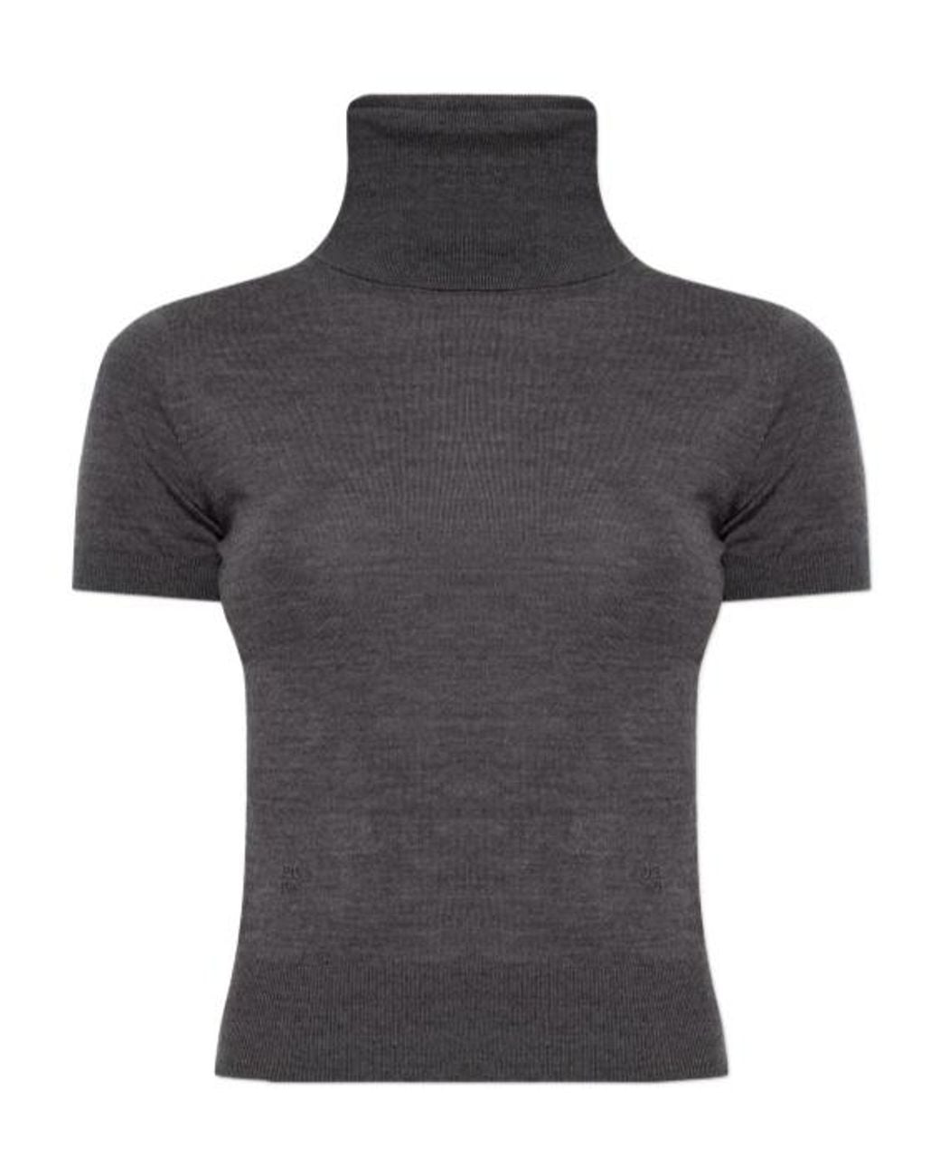 DSquared² Gray Turtleneck Knitted Top for men