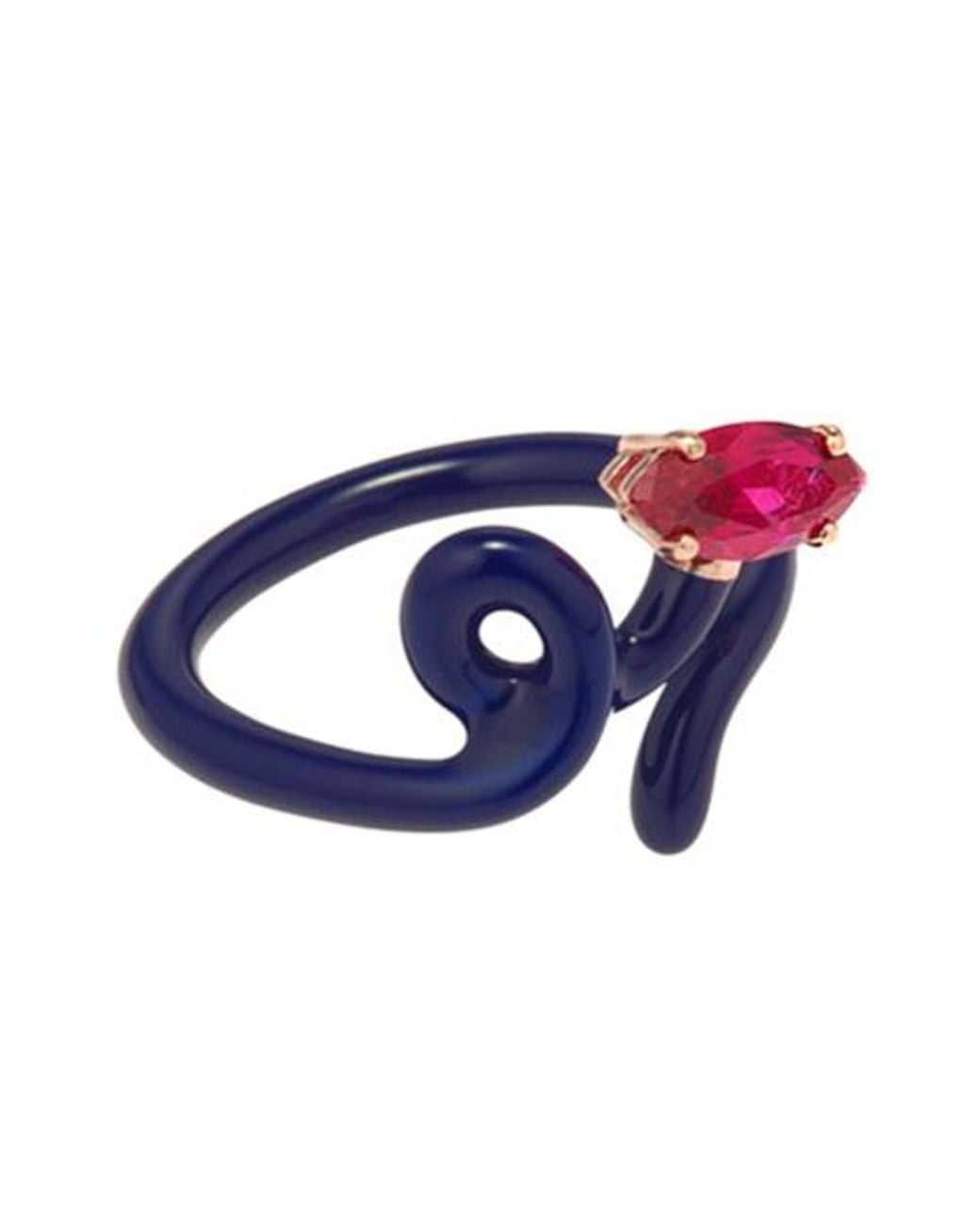 Bea Bongiasca Blue Baby Vine Ring