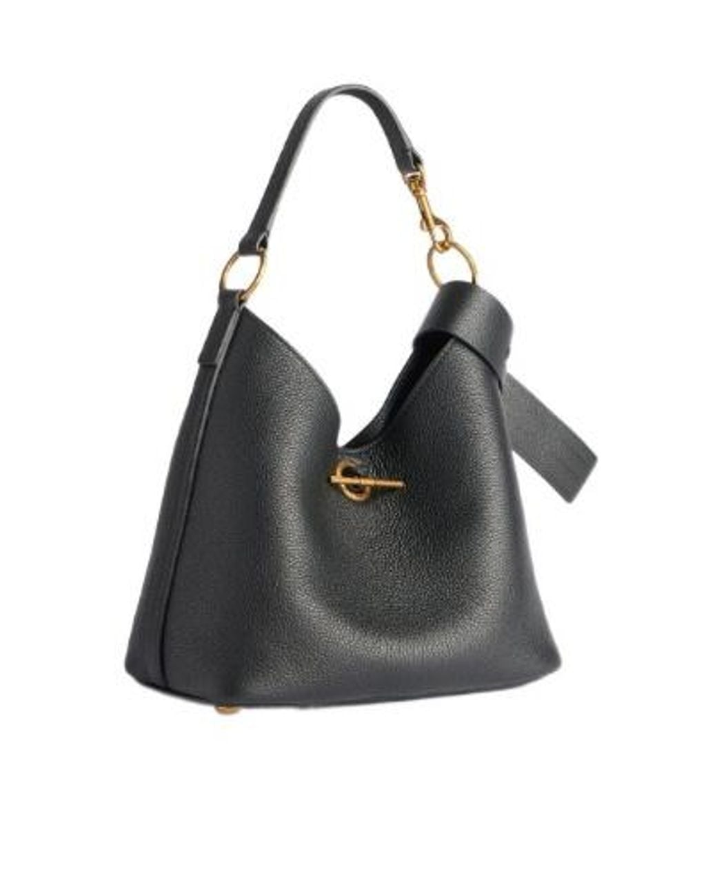 Balenciaga Black Carrie Hobo Bag
