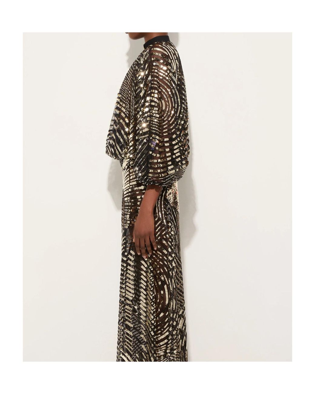 Emilio Pucci Brown Pucci Iride Sequined Blouse