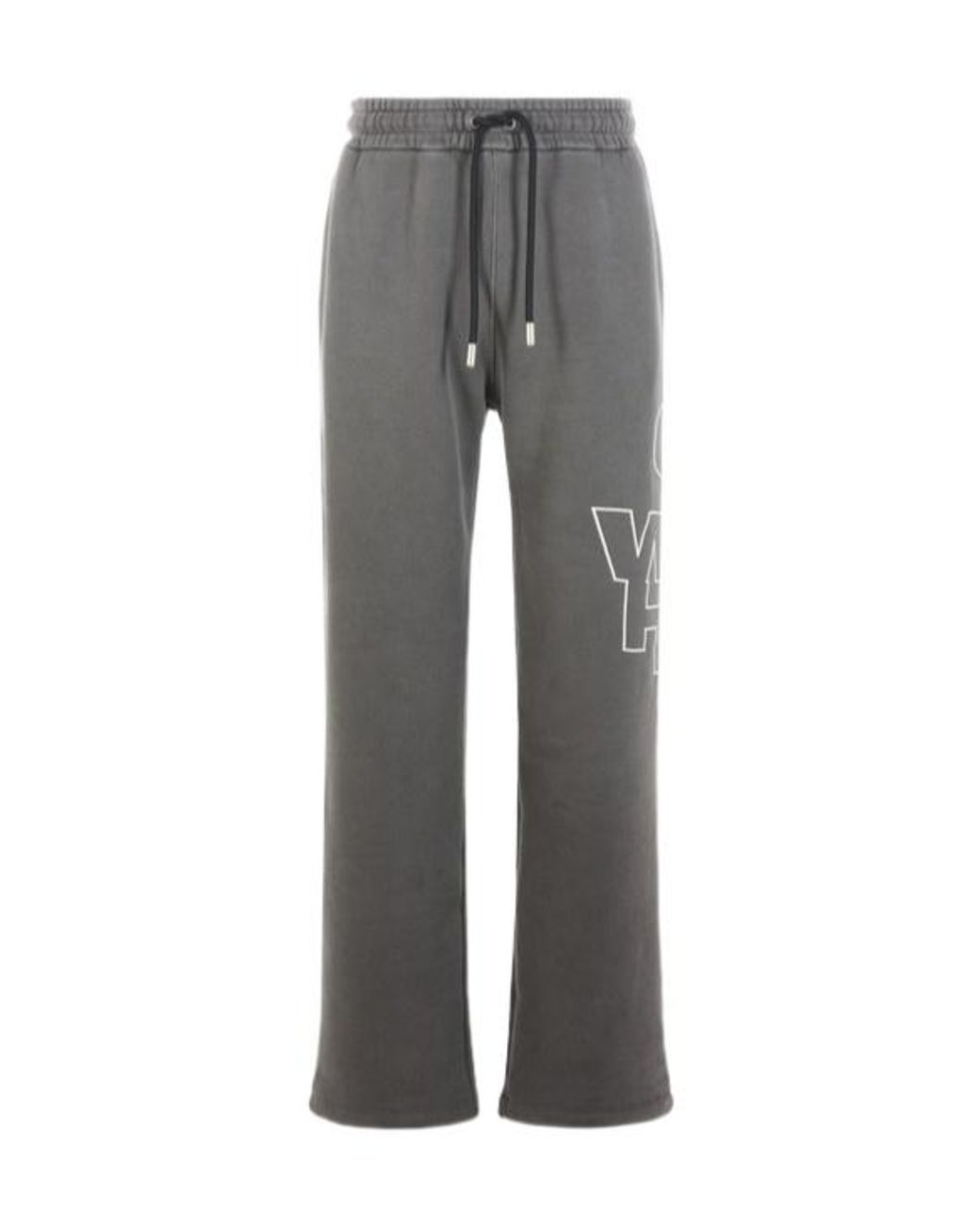Off-White c/o Virgil Abloh Gray Logo-Printed Track Pants for men