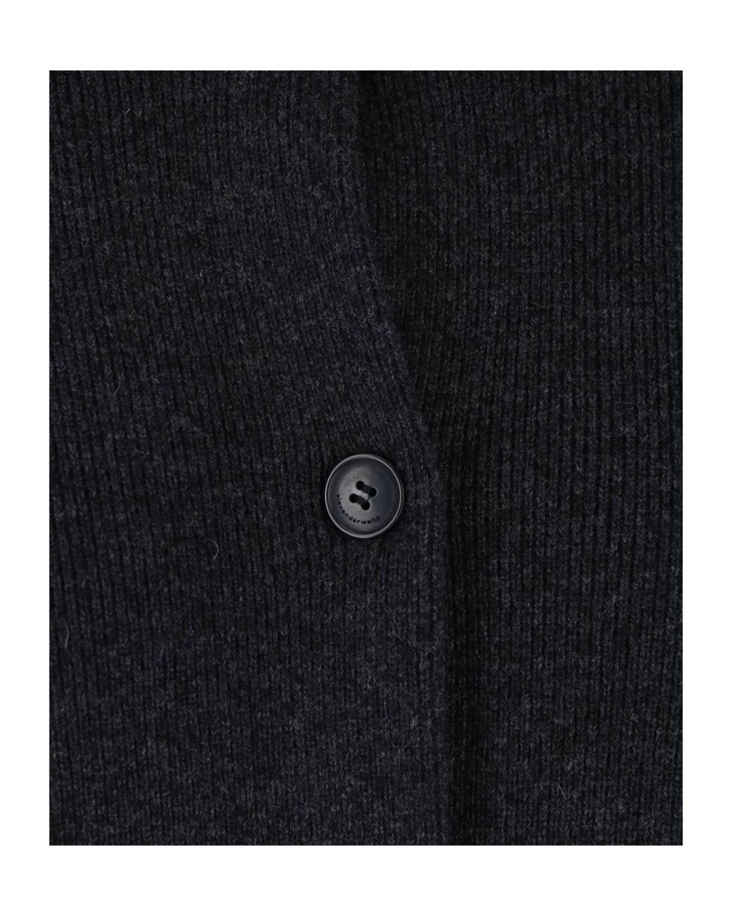 Alexander Wang Black Belted Cardigan