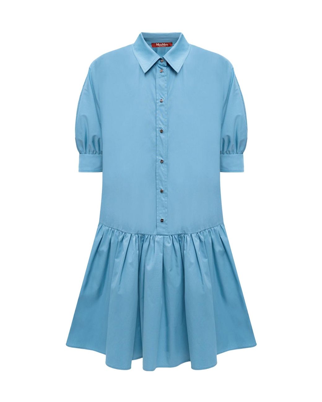 Max Mara Blue Dresses Popeline