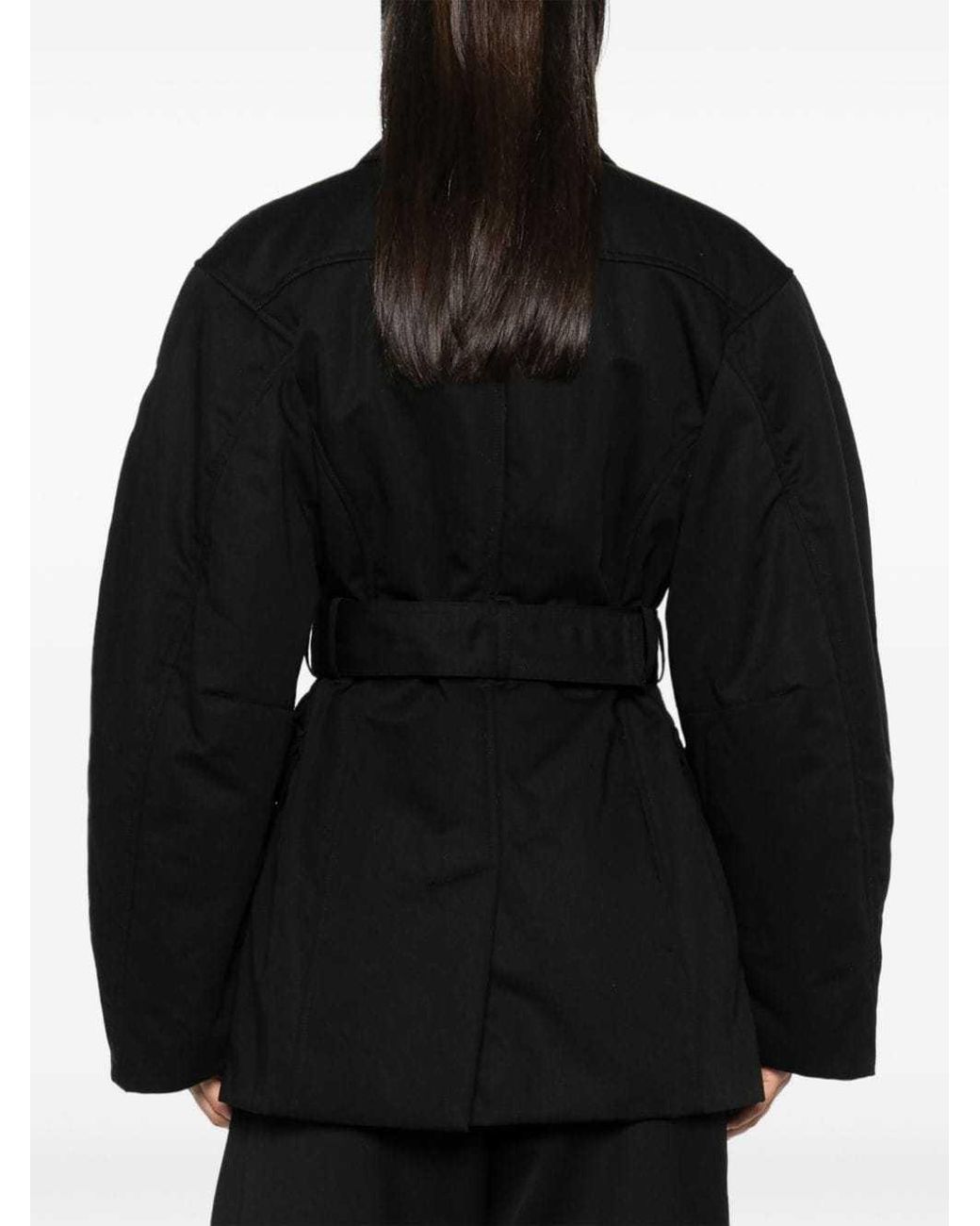 Jacquemus Blue Le Blouson Bari Belted Waist Jacket
