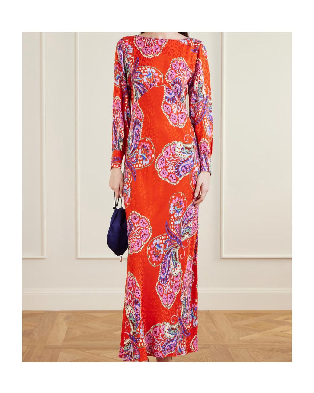 Rixo Red Marni Maxi Dress