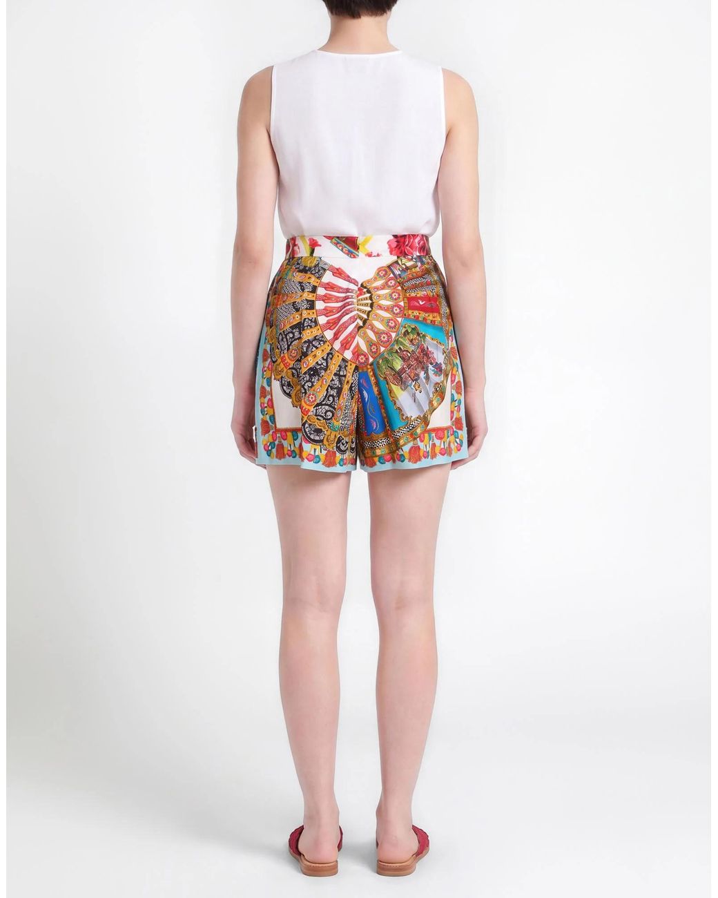 Dolce & Gabbana White Shorts Bermuda