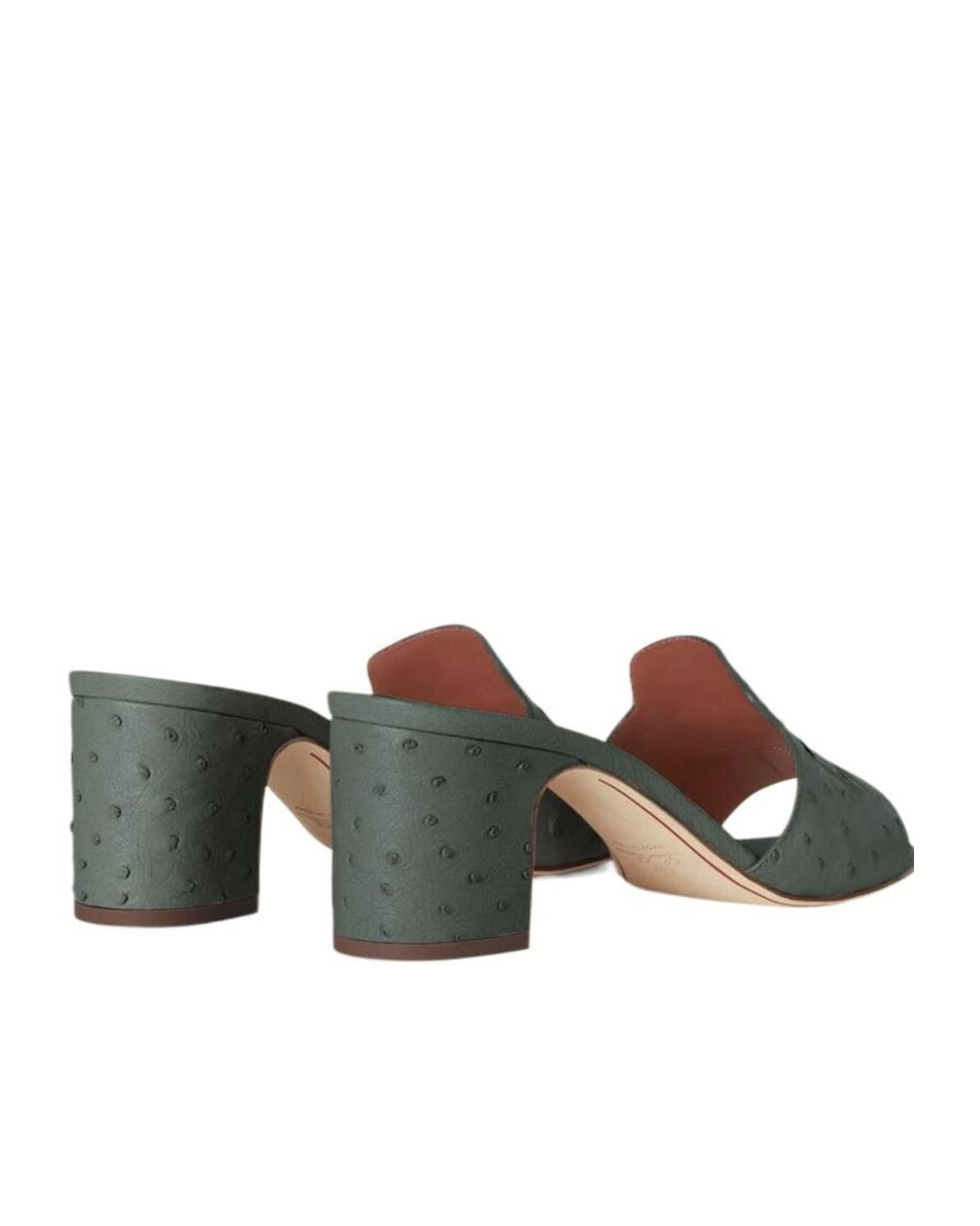 Loro Piana Black Round-Headed High-Heeled Sandals