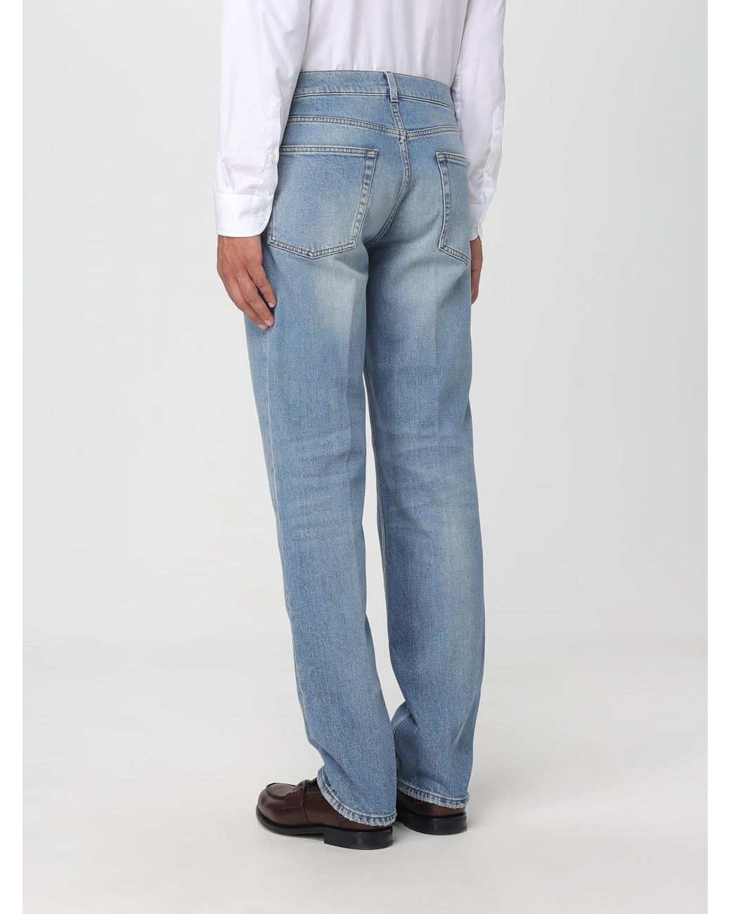 Lardini Blue Straight Fit Jeans for men