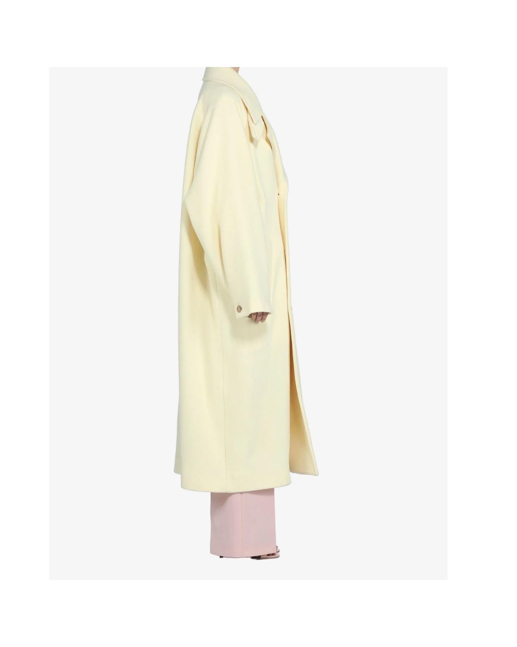 N°21 Natural Double-Breasted Overcoat