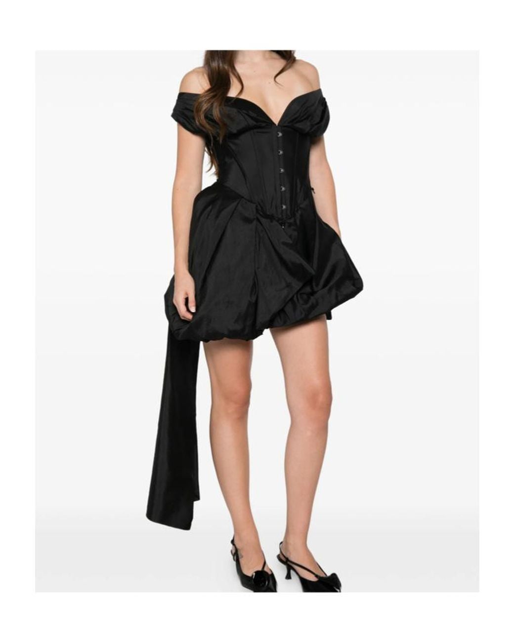 Staud Black Sleeveless Dress