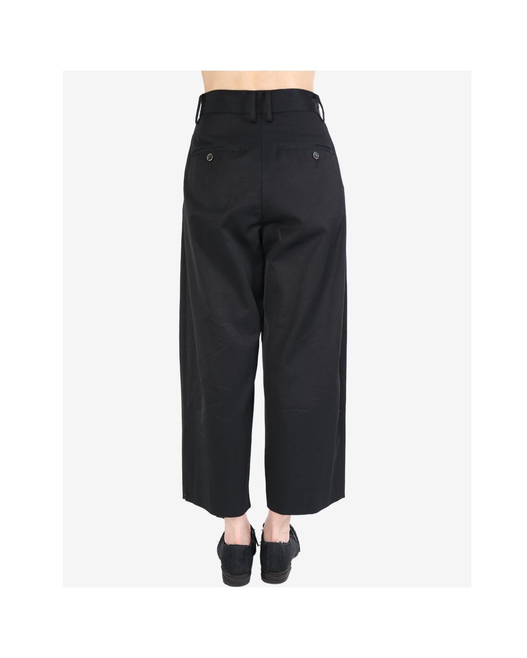 Uma Wang Blue Belt-Loop Casual Pants