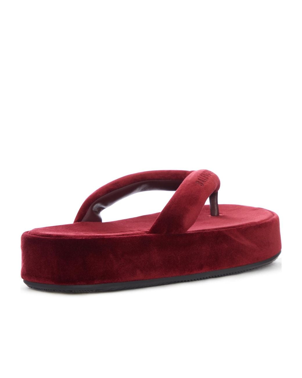 Balenciaga Red Jet Lag Thongs