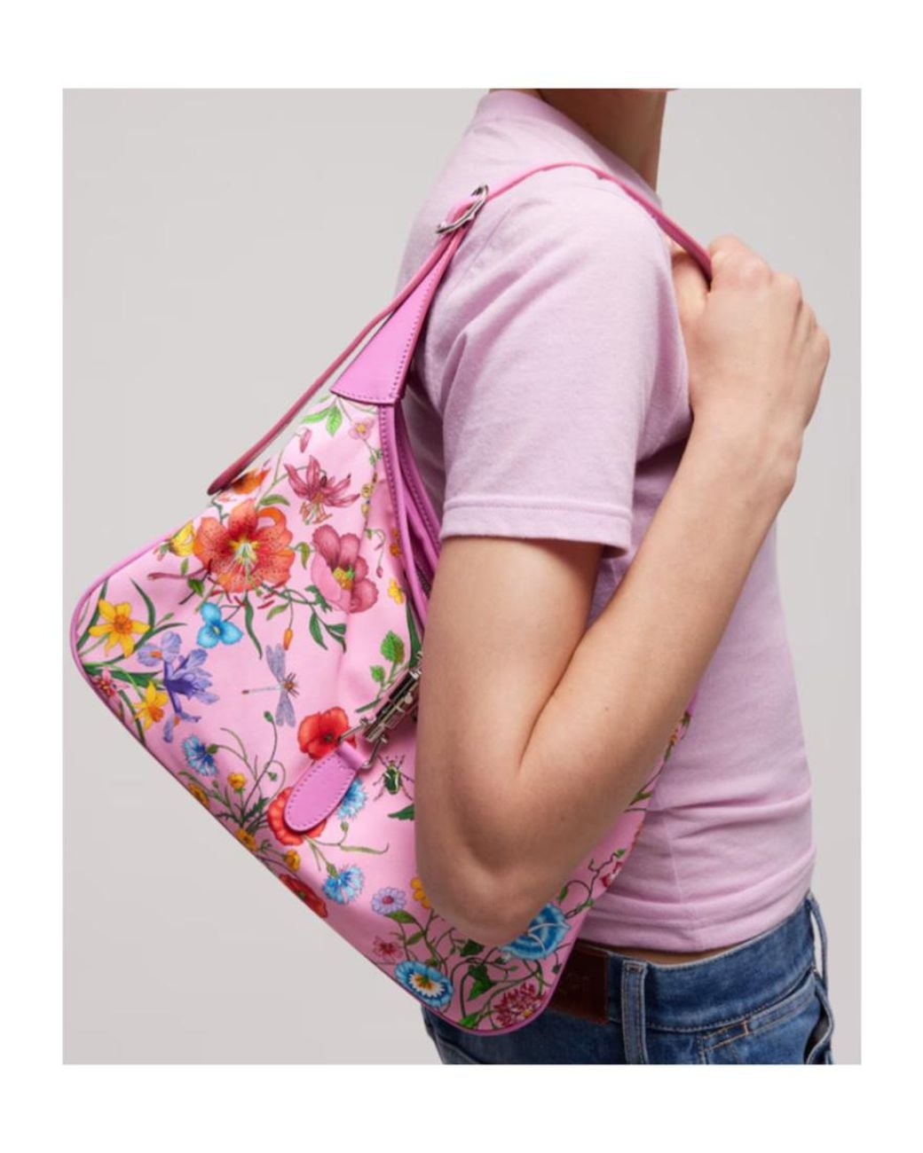 Gucci Pink Jackie 1961 Medium Shoulder Bag