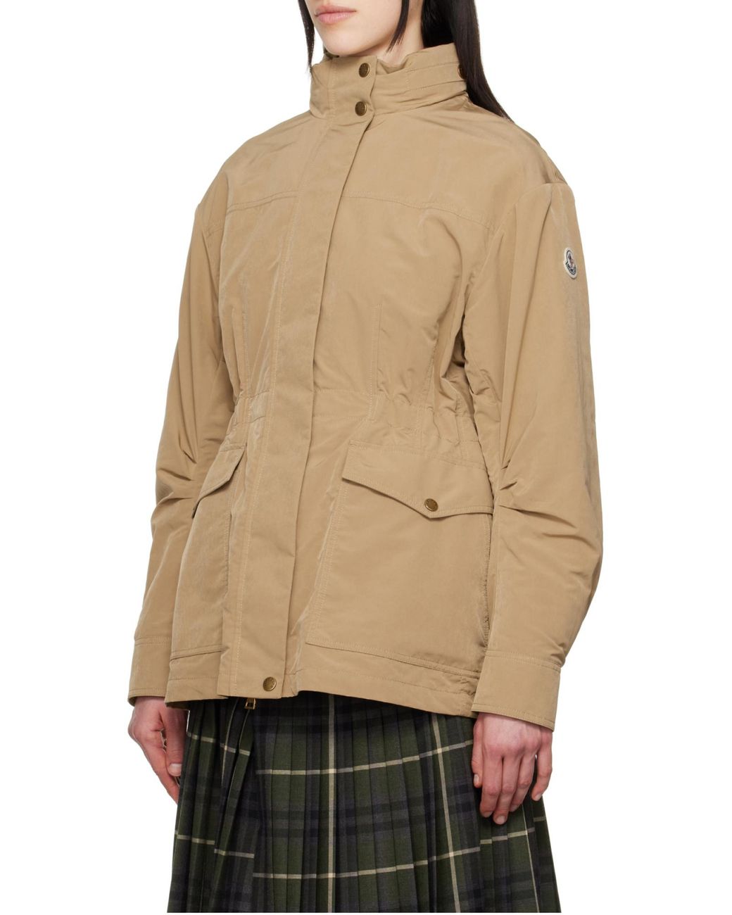 Moncler Brown Nades High-Neck Jacket