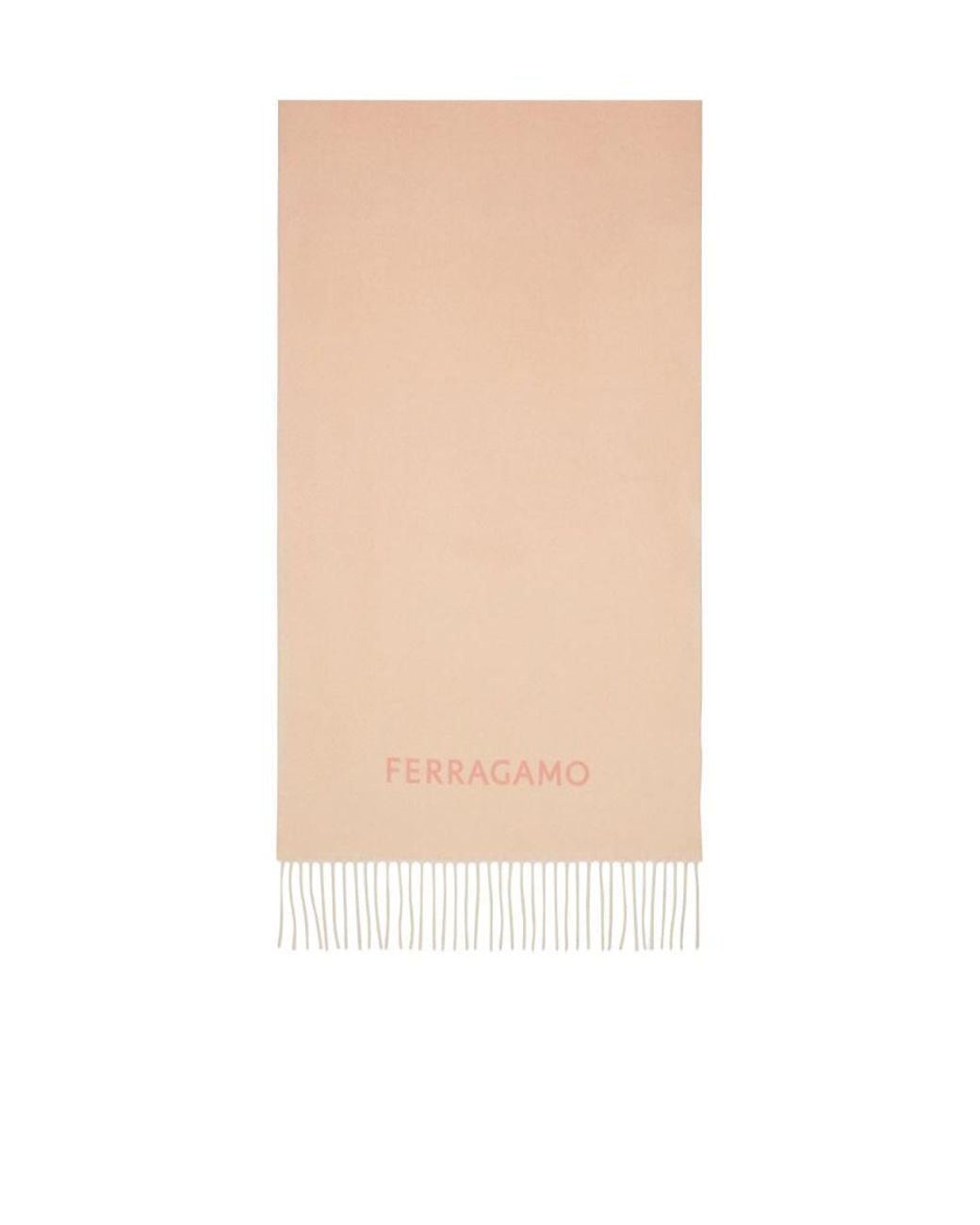 Ferragamo Pink Ferragamo Ombré-Effect Fringed Scarf