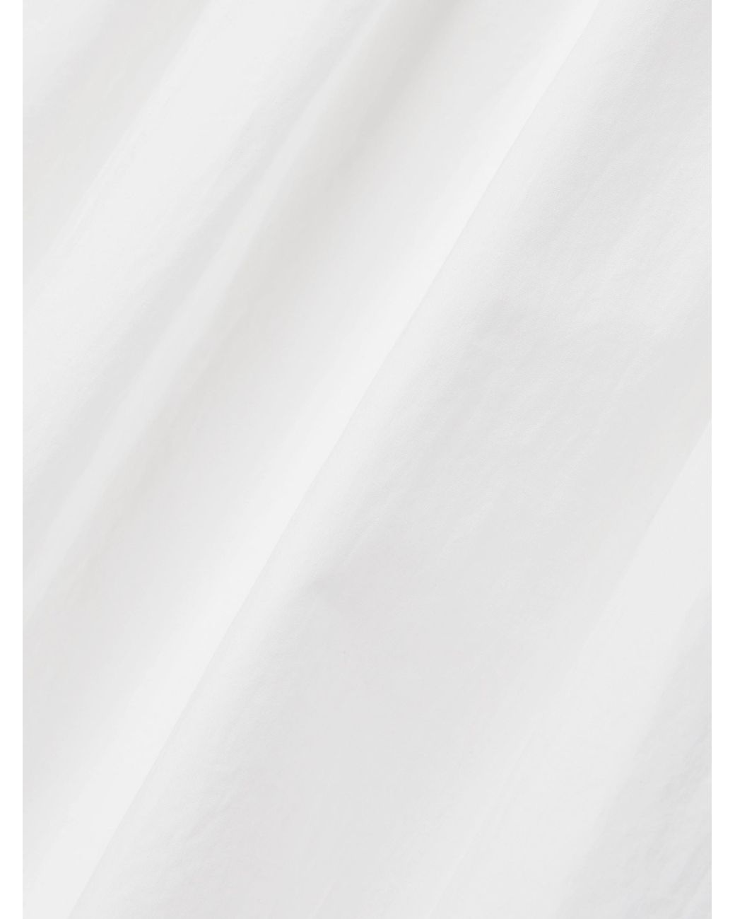 Khaite White The Wes Pintuck-Detail Midi Dress