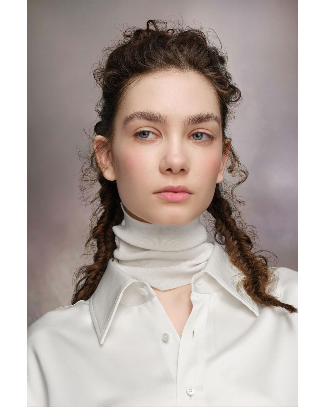 Maison Margiela White Knitted Scarf