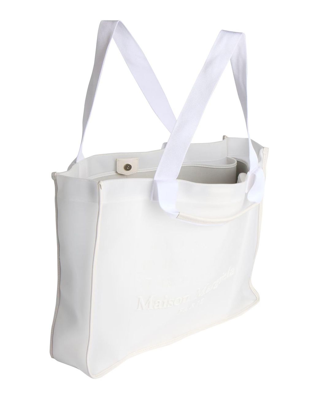 Maison Margiela White Large Simple Handbag