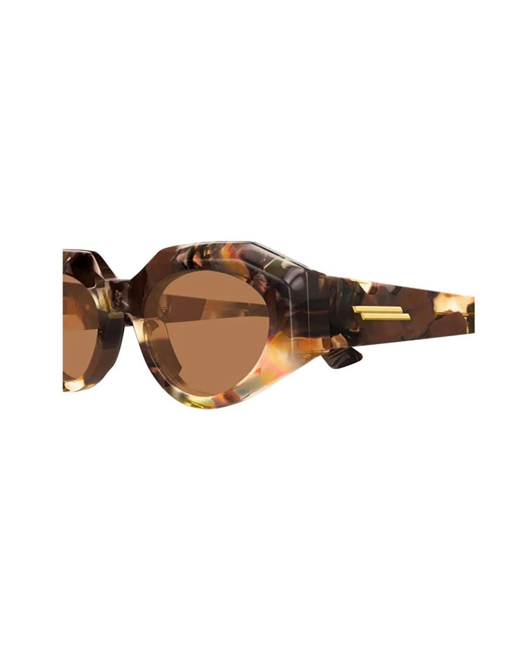 Bottega Veneta Multicolor Eyewear Oval Frame Sunglasses