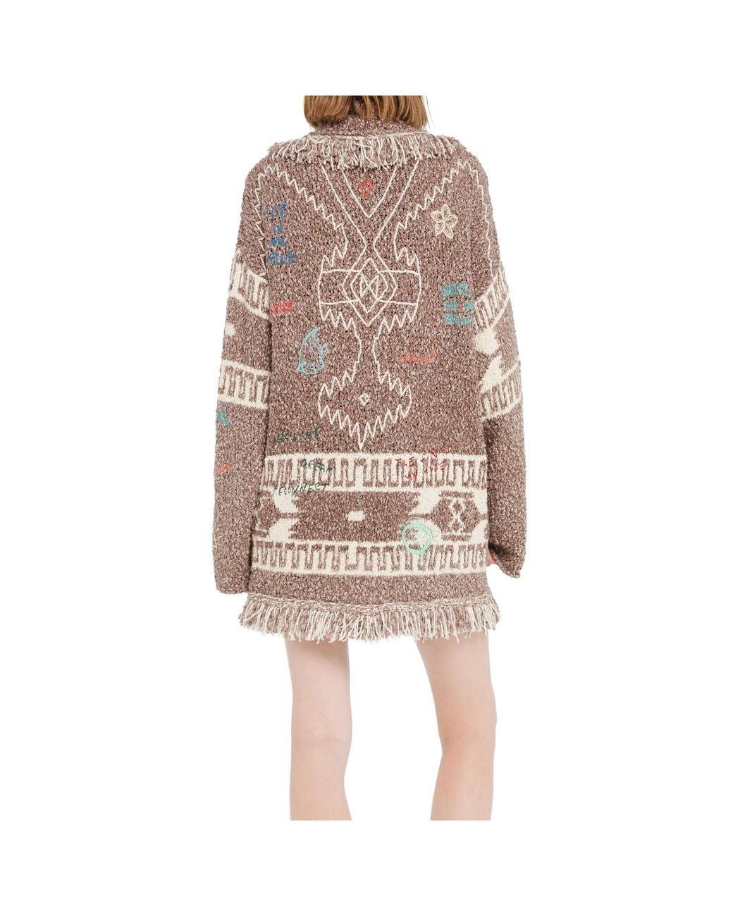 Alanui Multicolor Written By The Ocean Cardigan