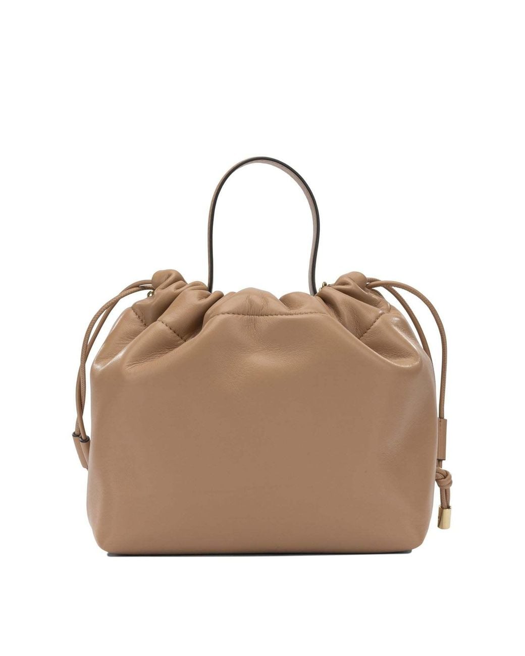 Chloé Brown Chloé Icons Small Drawstring Shoulder Bag