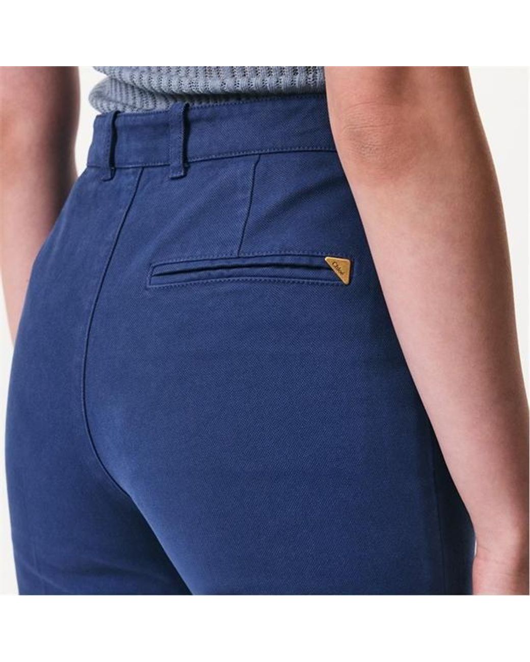 Chloé Blue Bell Cotton Jeans