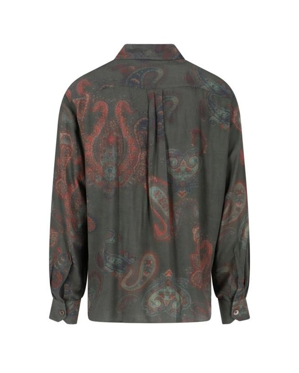 Our Legacy Green Beyond Forgotten Paisley Print Shirt for men