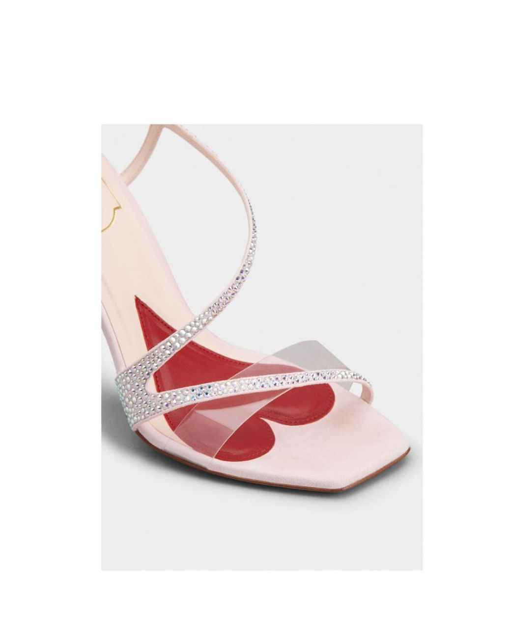 Roger Vivier Pink I Love Vivier Bling Sandals