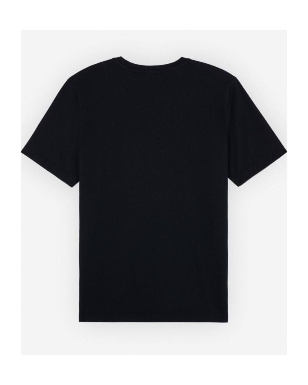 Maison Kitsuné Black Maison Kitsuné Speedy Fox Patch Comfort T-Shirt for men