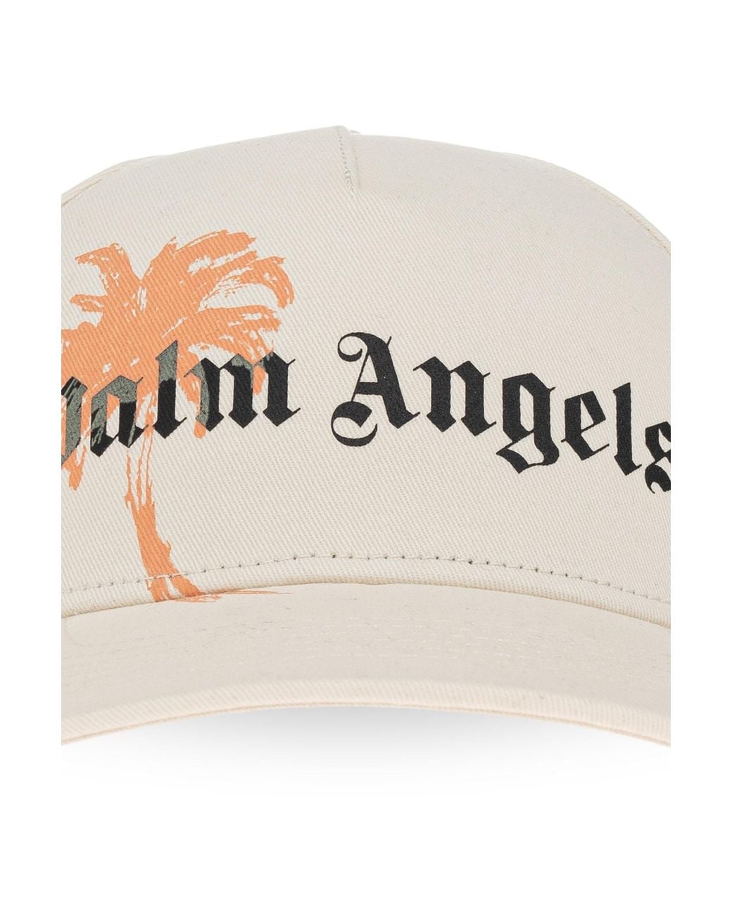 Palm Angels White Logo Hat for men