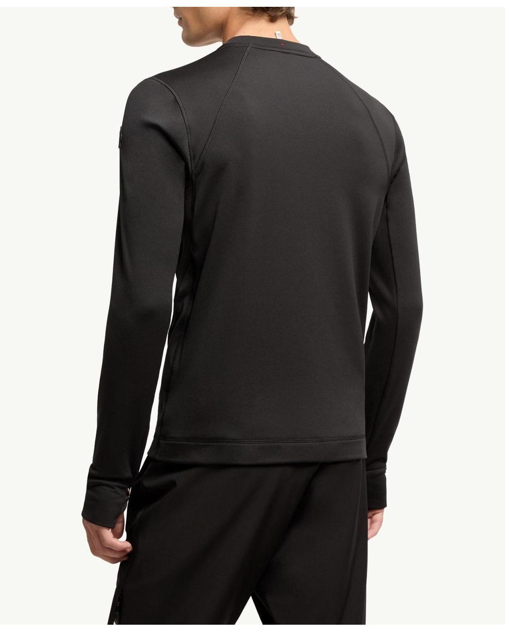 Moncler Black Grenoble Polartec Crewneck Sweatshirt for men
