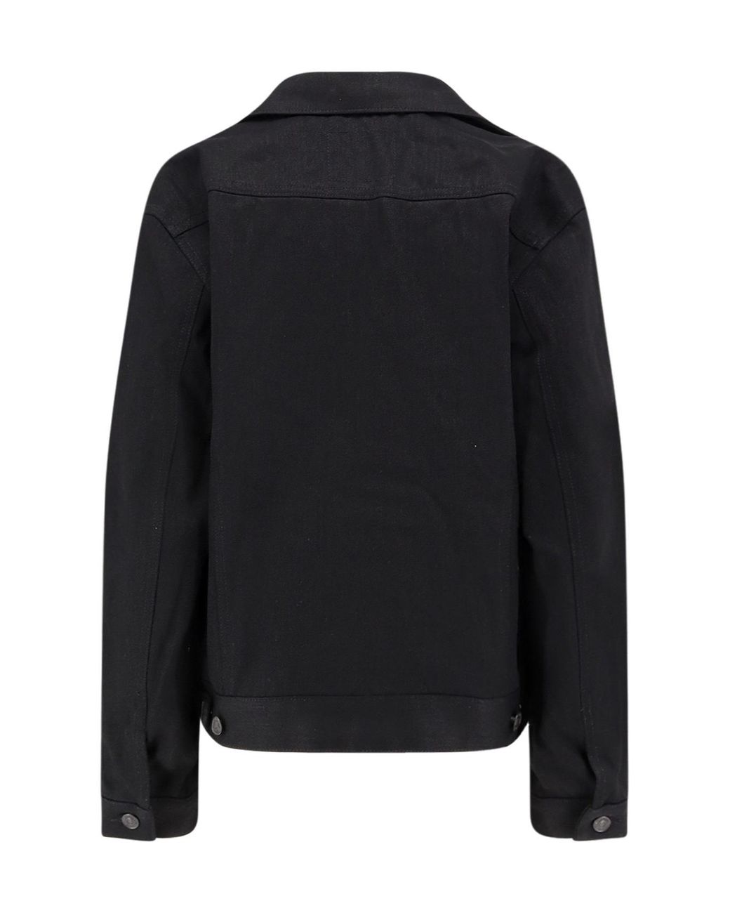Balenciaga Black Giacca Di Jeans Standing