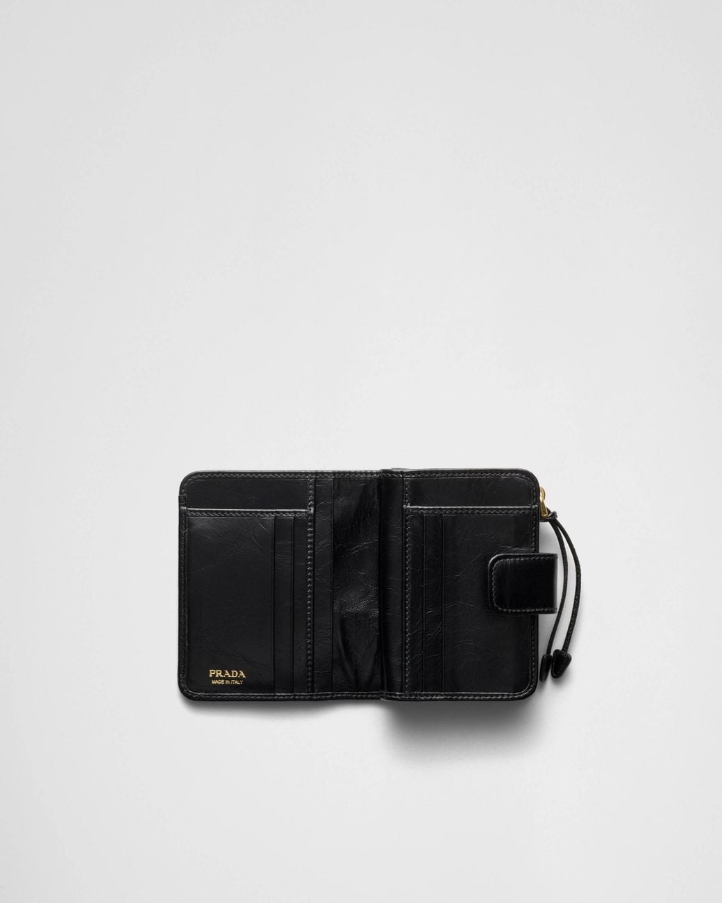 Prada Black Small Leather Wallet