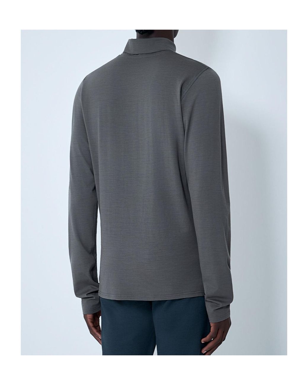 Rier Blue Turtleneck Jumper for men