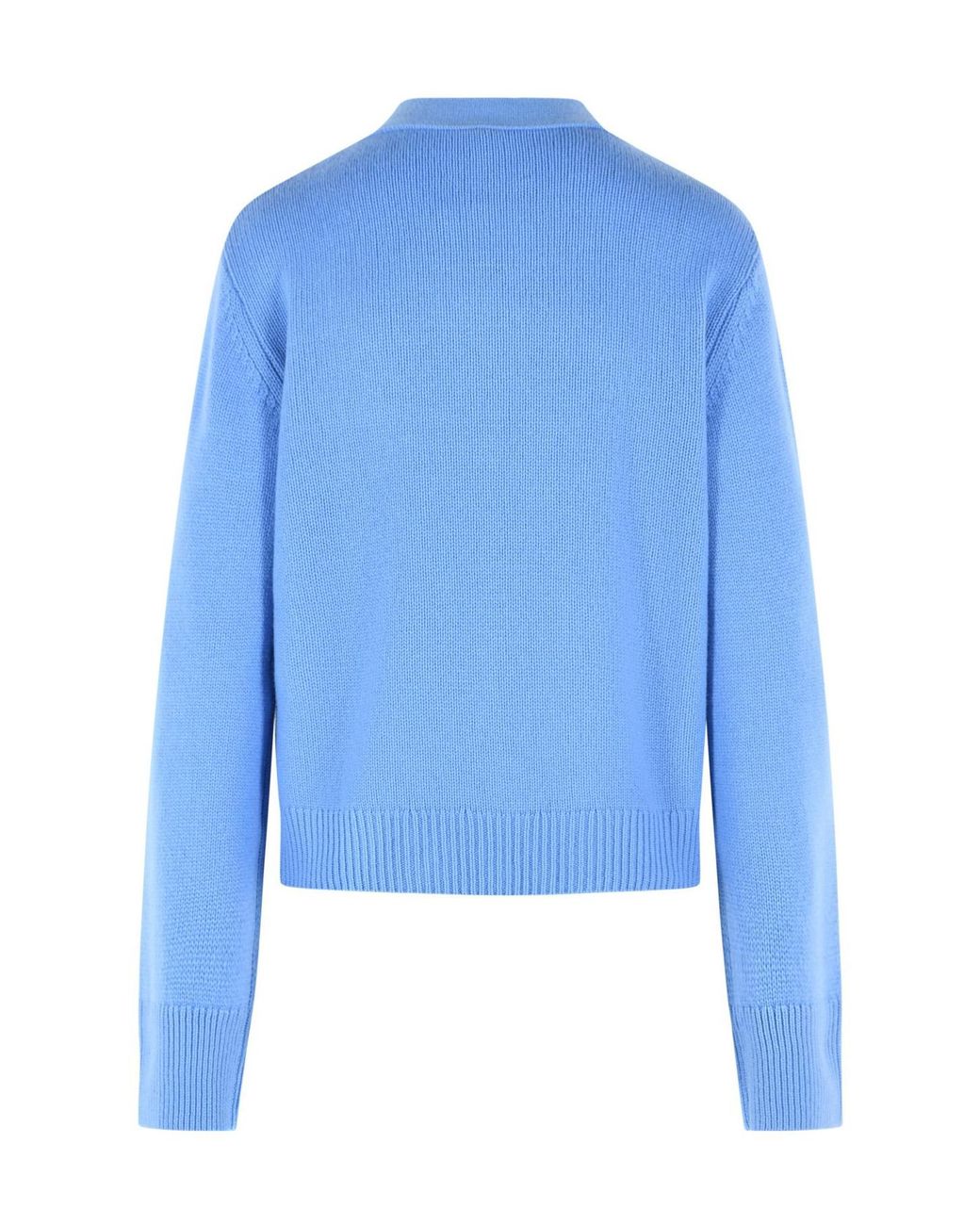 Lisa Yang Blue Long-Sleeved Button-Down Cardigan