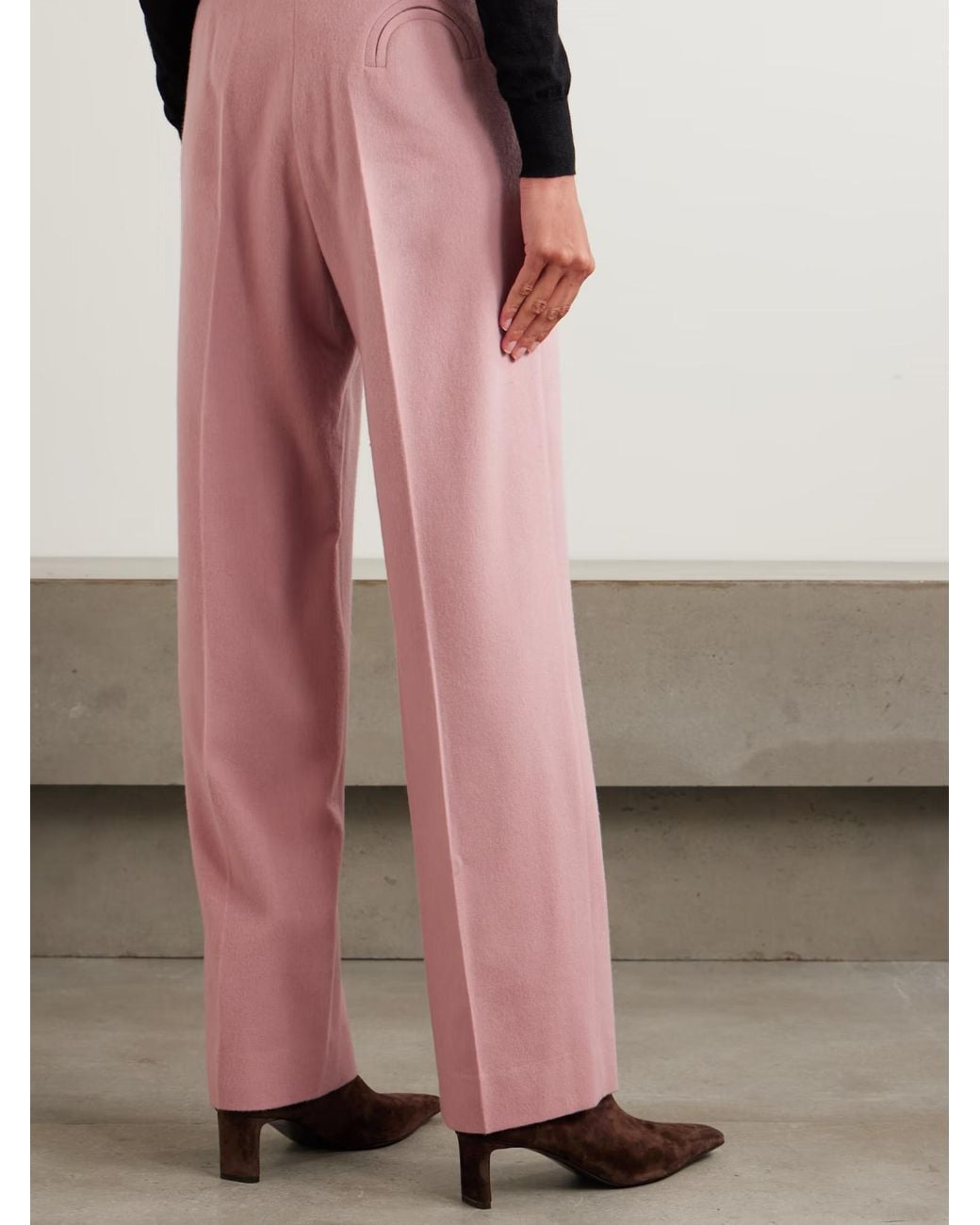 Blazé Milano Pink Pleated Tailored Trousers